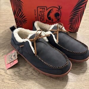 Brand New Flojos Cancun - Unisex Slipper Size M-9/w-10 Fur Lined